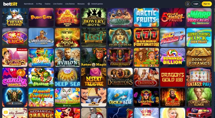 Bettilt app casino games