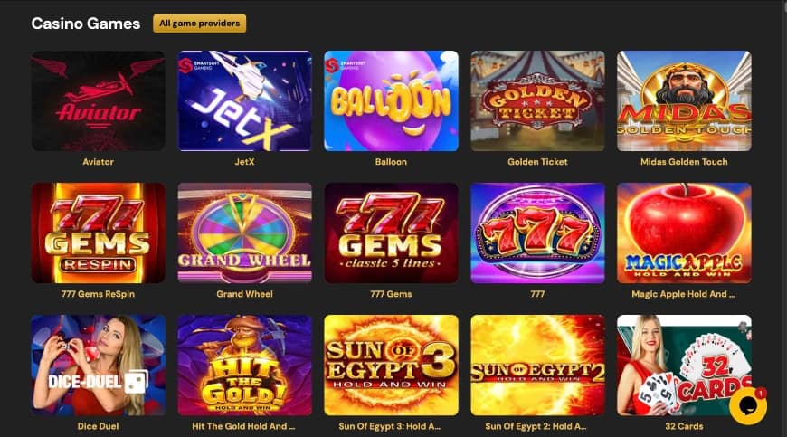 Satbet Casino Games